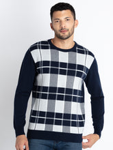 checkered sweater